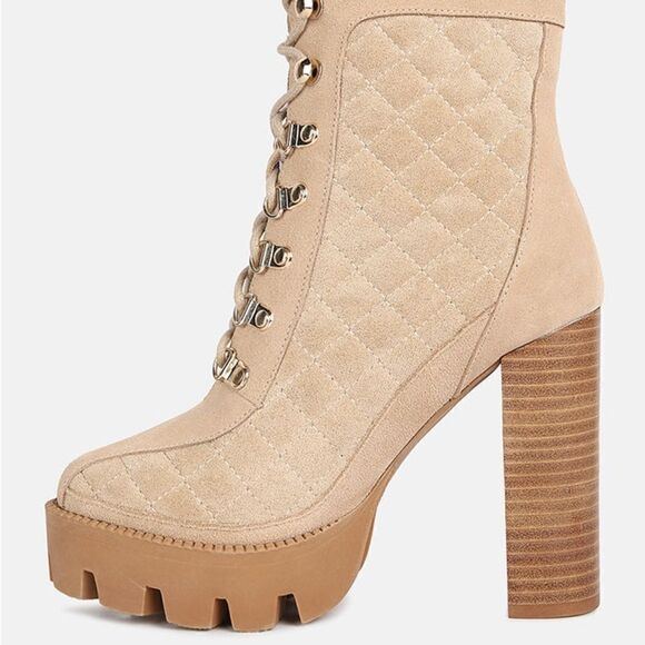 Rag & Co Yoko Quilted Platform Booties  Women’s Size 9 New in Box - Picture 11 of 12